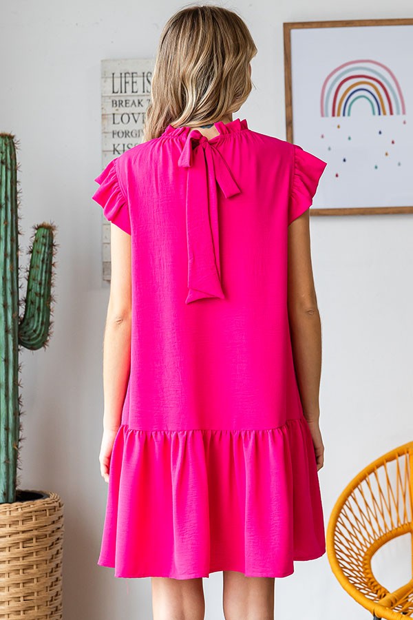 Fuchsia Pop Dress