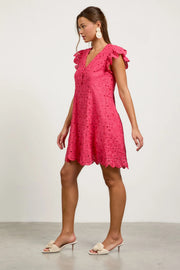 Skies are Blue Raspberry Sorbet Dress