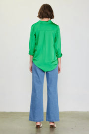 Skies Are Blue Fresh Green Classic Button Down