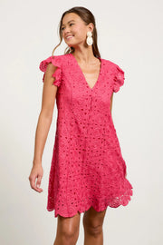 Skies are Blue Raspberry Sorbet Dress