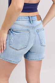 Judy Blue Vintage Wash Dad Shorts