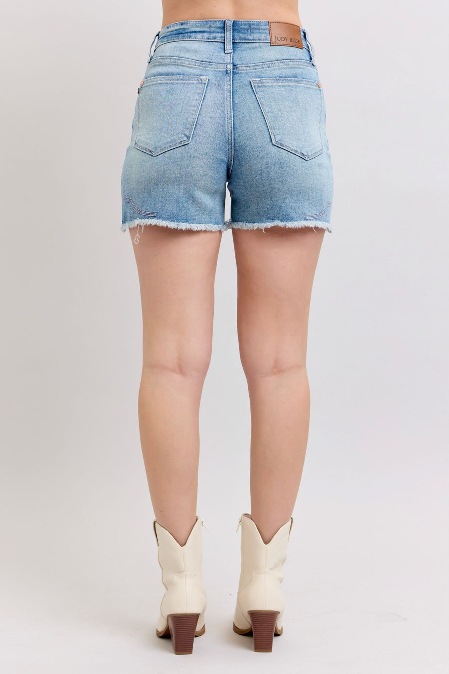 Judy Blue Western Cut Off Shorts