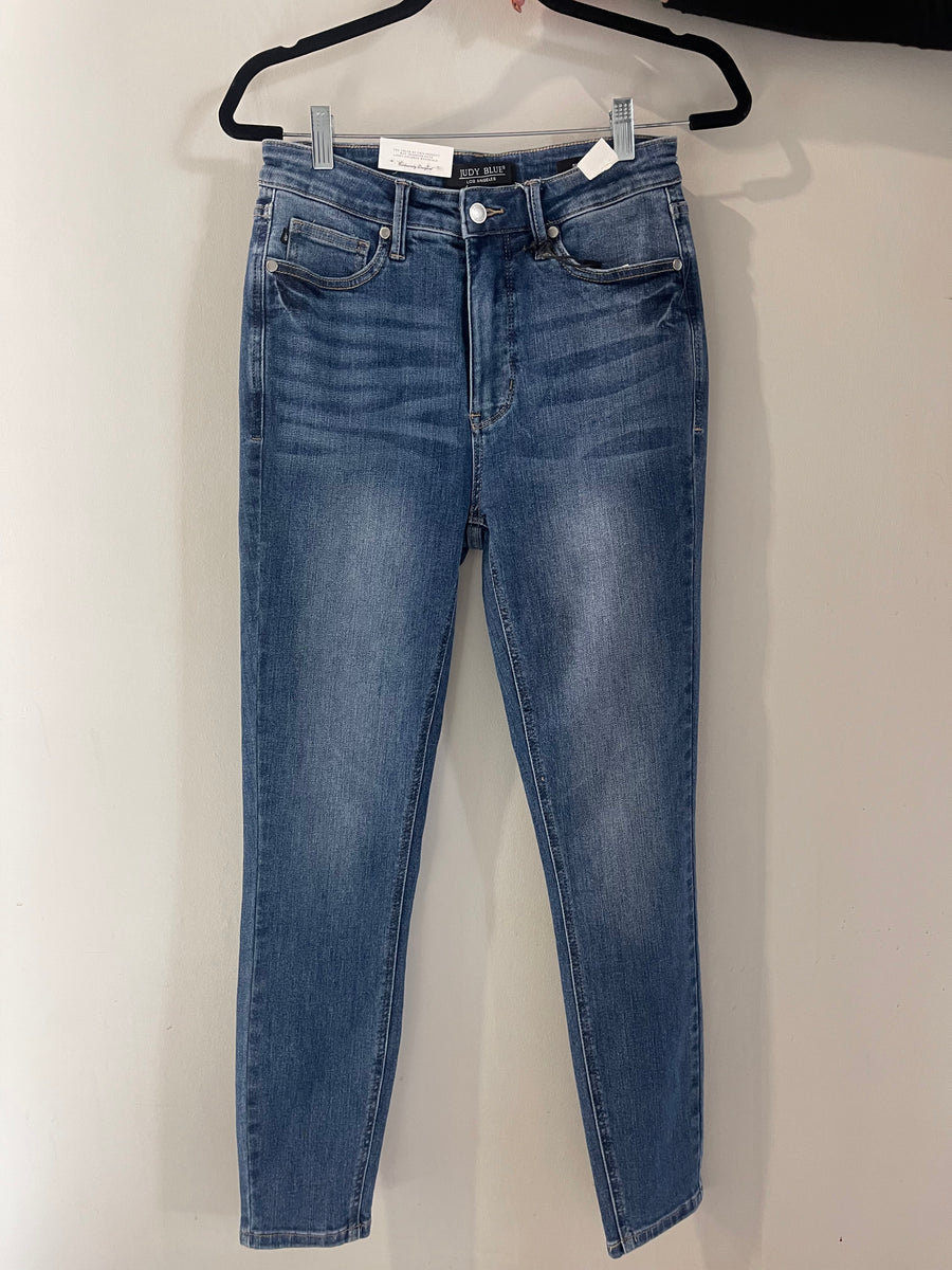 Judy Blue High Waist Tummy Control Medium Wash Skinny Jeans
