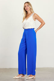 Skies are Blue Lace Trim Cami Top