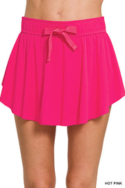 Ruffle Hem Tennis Skirt