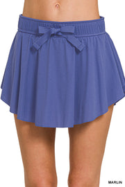 Ruffle Hem Tennis Skirt