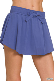 Ruffle Hem Tennis Skirt