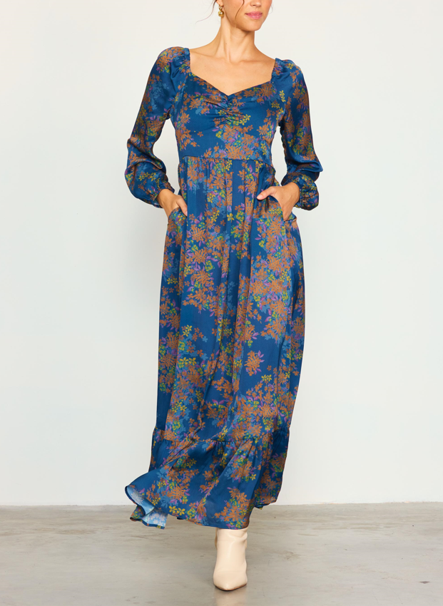 Skies are Blue Sweetheart Maxi Dress