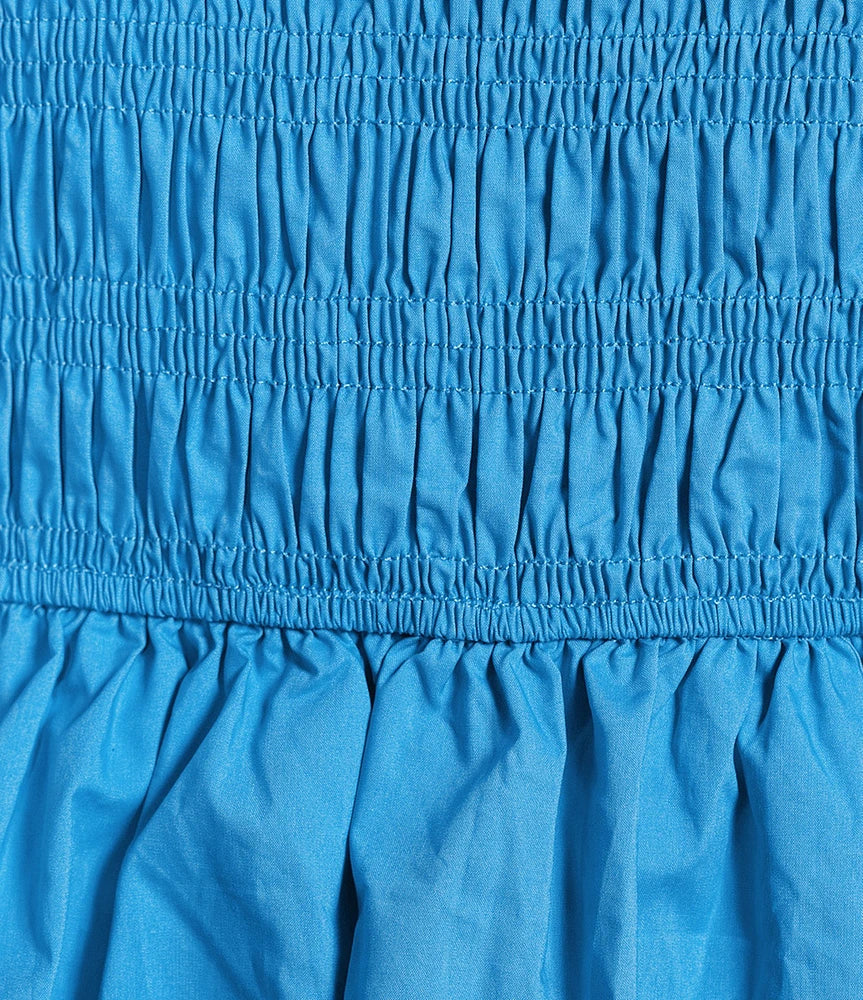 Skies Are Blue Capri Poplin Maxi Dress