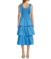 Skies Are Blue Capri Poplin Maxi Dress