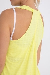 Light Lime Twisted Racerback Active Tank