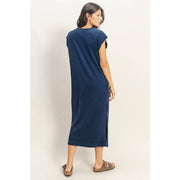 Double Zero Mineral Wash Midi Dress