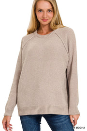 Raglan Chenille Sweater