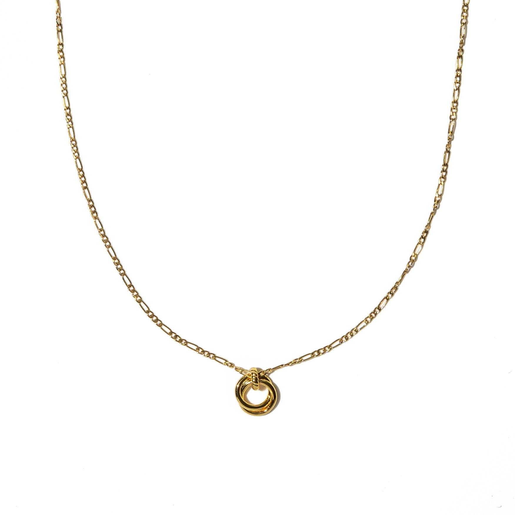 Brenda Grands 18k Gold Looped Duo Necklace