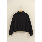 Double Zero Soft Ribbed Half-Zip