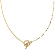 Brenda Grands Waterproof Gold Dainty Toggle Chain Necklace