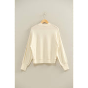 Double Zero Ribbed Balloon Sleeve Top