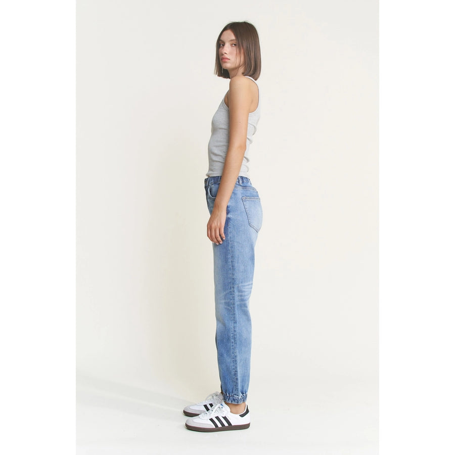 MICA Light Wash High Rise Jogger