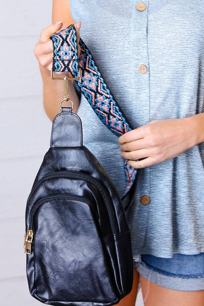 Zara Zipper Crossbody Bag