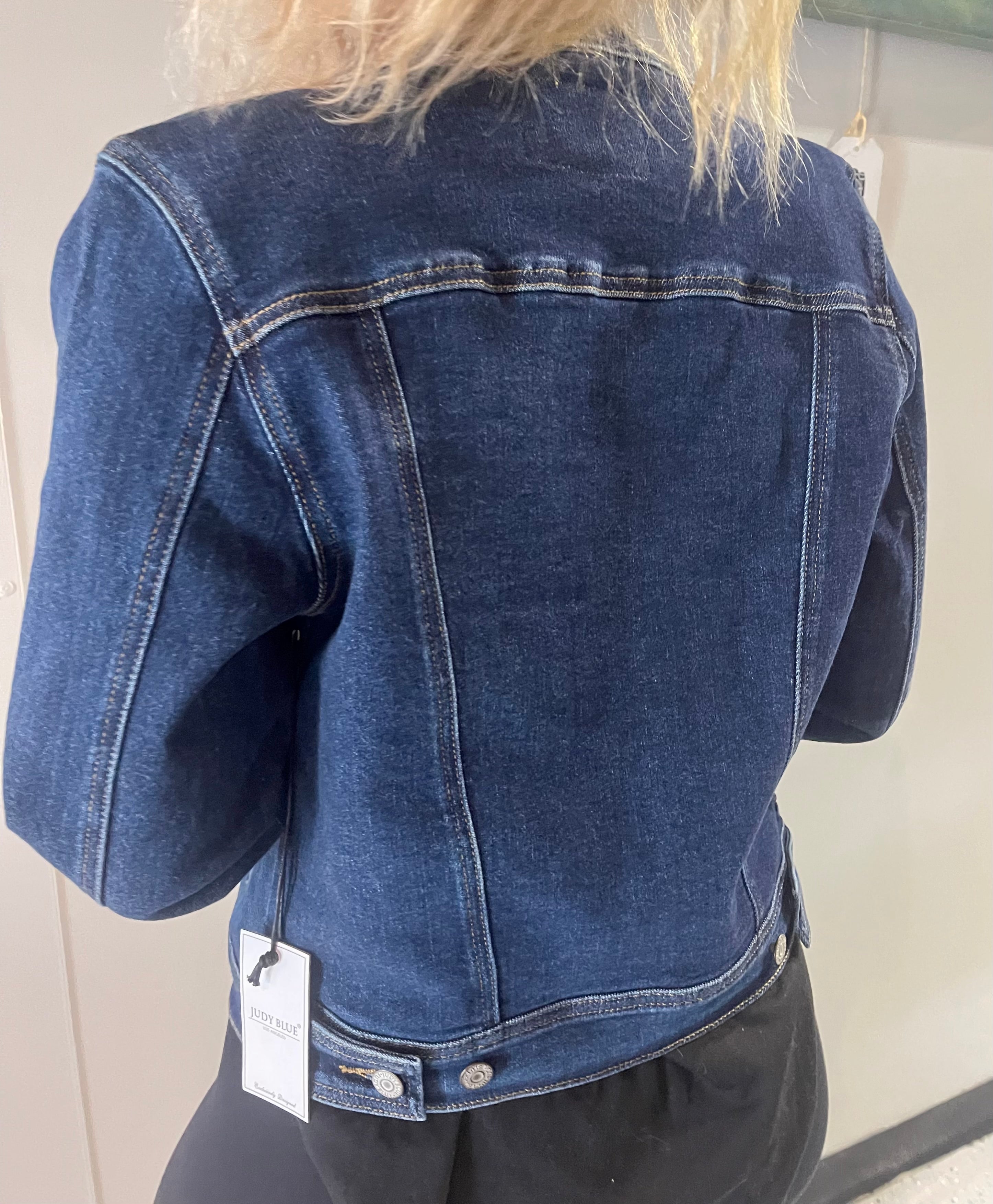 Judy Blue Classic Dark Denim Jacket