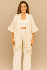 Kiara Solid Knit Kimono