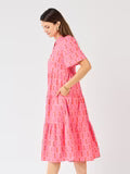 Mary Square Ivy Rosette Maxi Dress