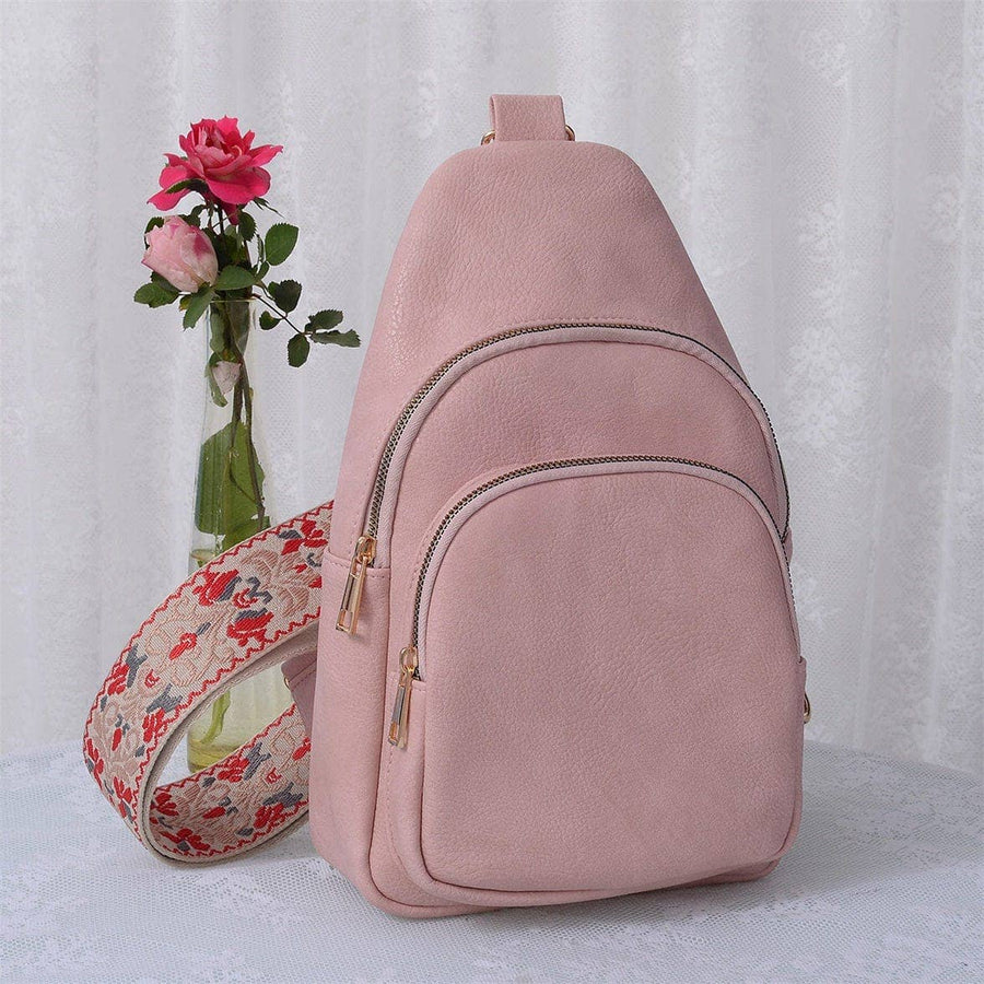 Zara Zipper Crossbody Bag