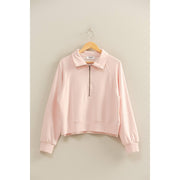 Double Zero Soft Ribbed Half-Zip