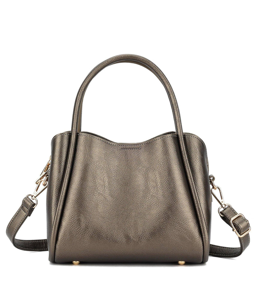 Clara 3 Compartment Satchel/Crossbody Bag