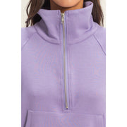 Double Zero Dusty Purple Half-Zip