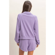 Double Zero Dusty Purple Half-Zip