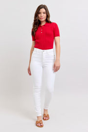 Judy Blue White Skinny Jean