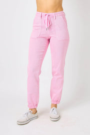 Judy Blue Pink Denim Jogger