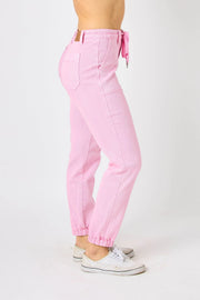 Judy Blue Pink Denim Jogger