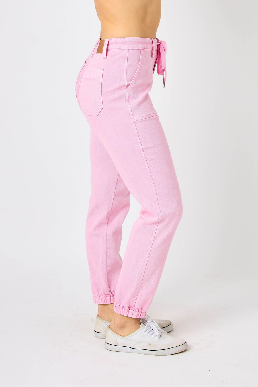 Judy Blue Pink Denim Jogger