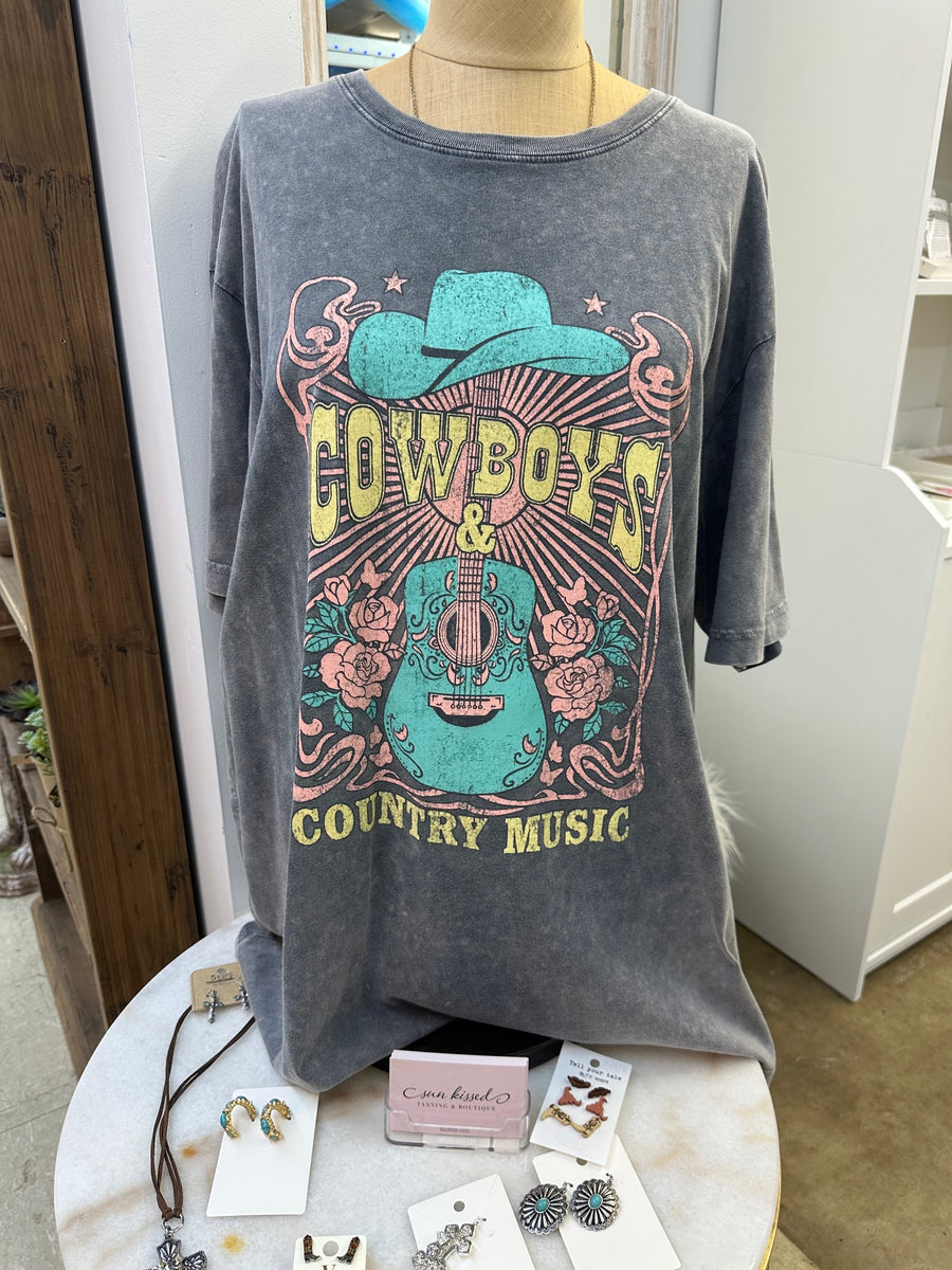 Cowboys & Country Music Tee