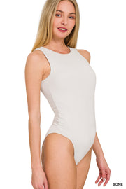 Boat Neck Padded Bodysuit