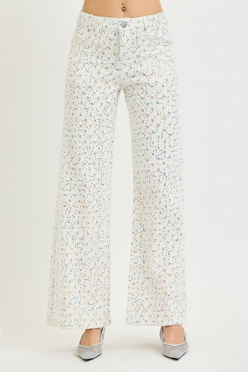 RISEN Stardust Wide Leg Jeans