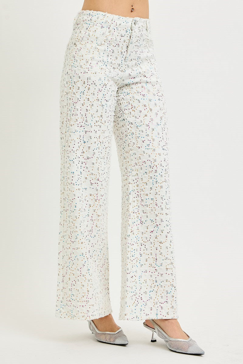 RISEN Stardust Wide Leg Jeans