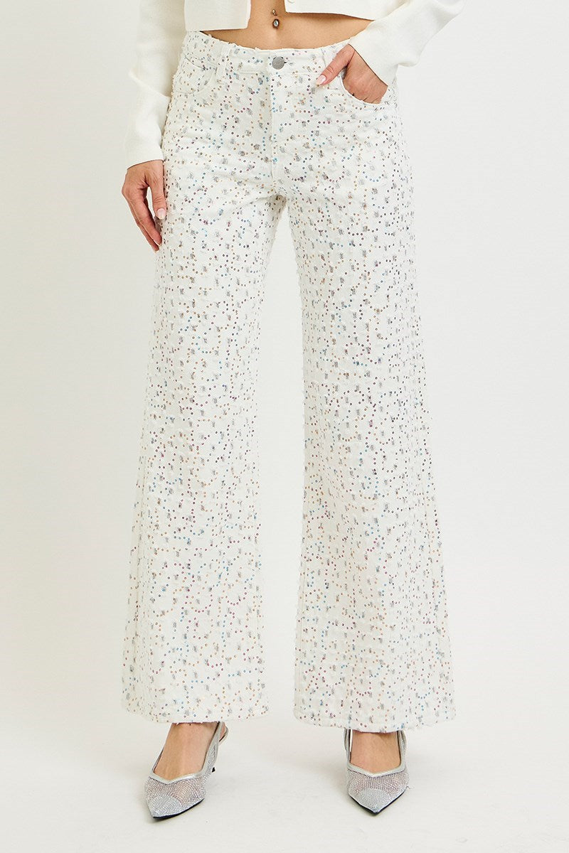 RISEN Stardust Wide Leg Jeans