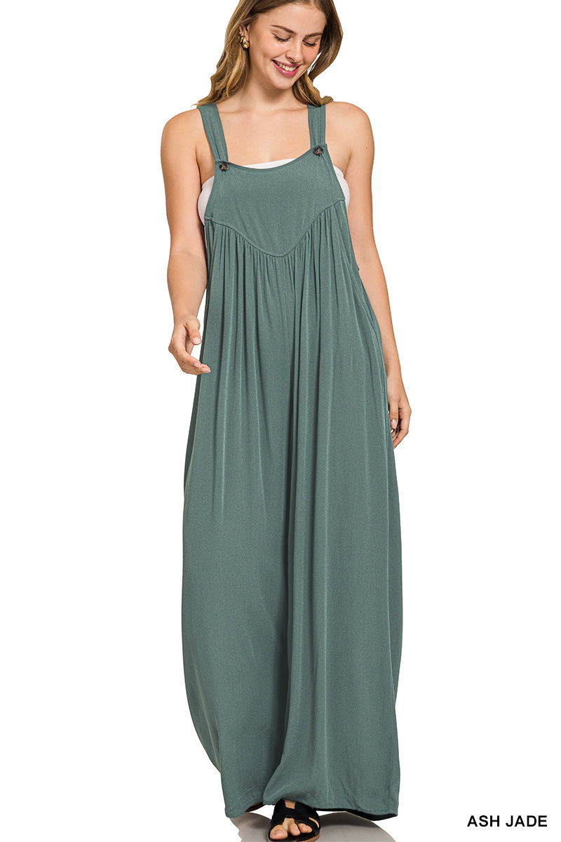 Rayon Crepe Overalls