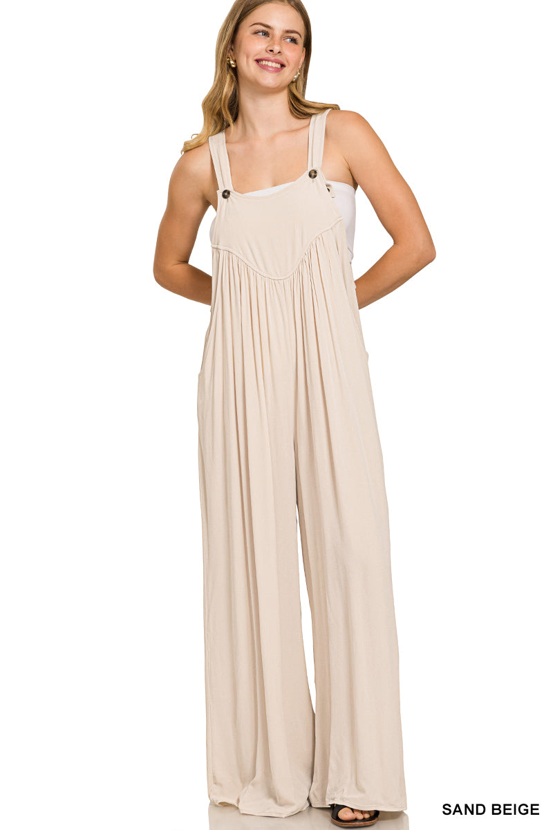 Rayon Crepe Overalls