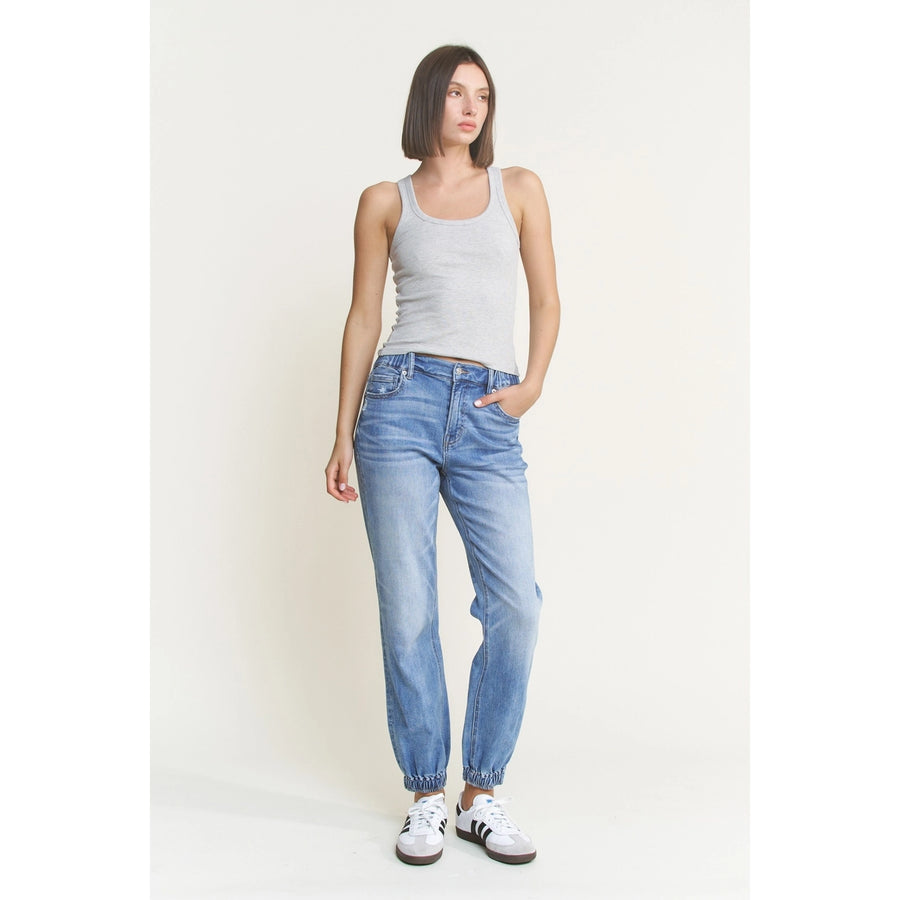 MICA Light Wash High Rise Jogger