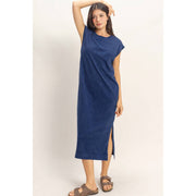 Double Zero Mineral Wash Midi Dress