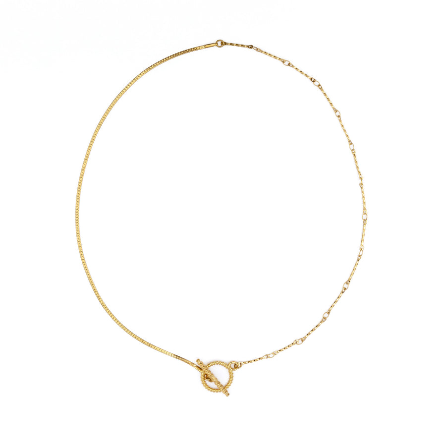 Brenda Grands Waterproof Gold Dainty Toggle Chain Necklace