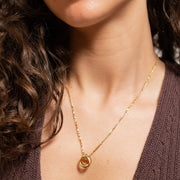 Brenda Grands 18k Gold Looped Duo Necklace
