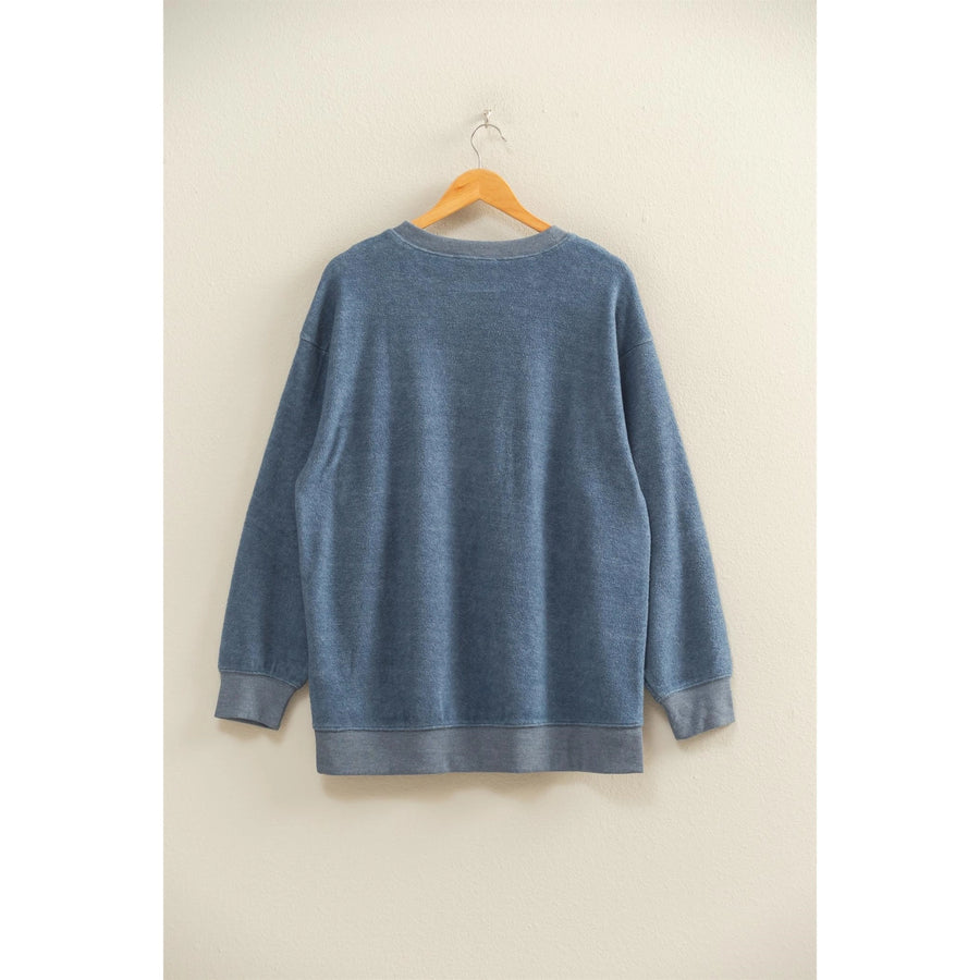 Double Knit Oversized Crewneck