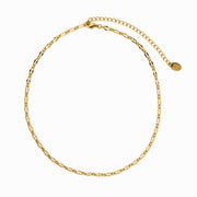 Brenda Grands 18K Gold Modern Paperclip Necklace