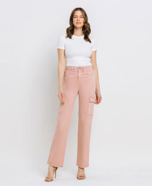 Flying Monkey Misty Rose Cargo Jean