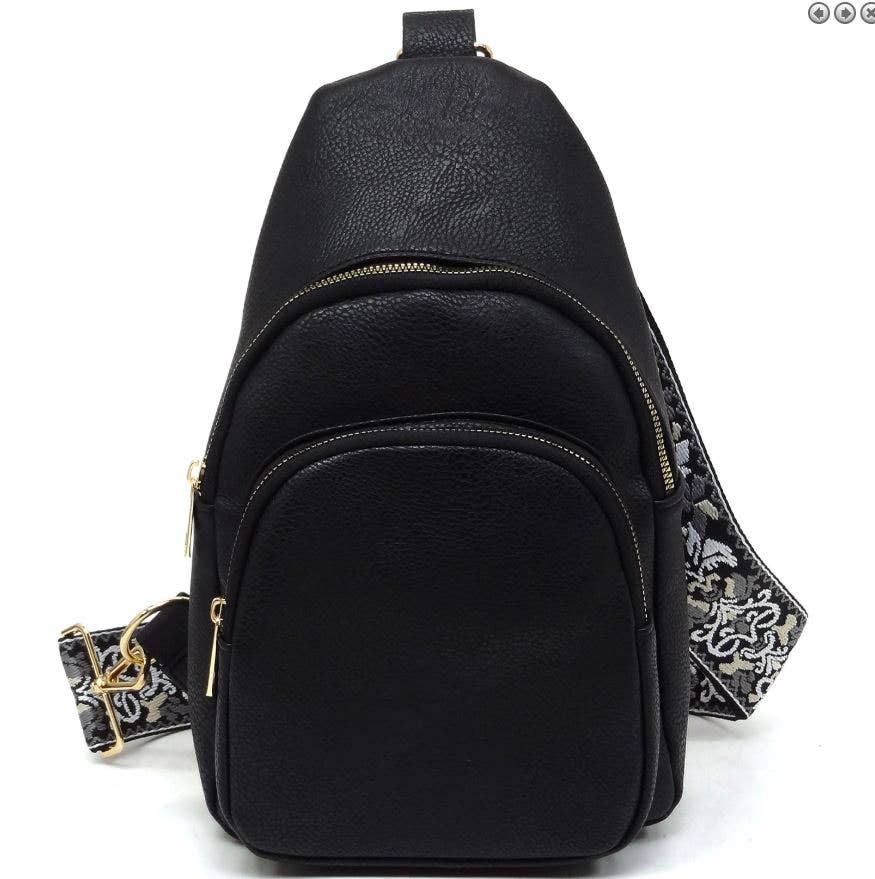Zara Zipper Crossbody Bag